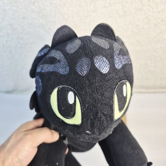 Build-A-Bear How to Train Your Dragon - Toothless - Plush 15” Black - Picture 8 of 9